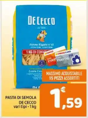 Pasta di Semola De Cecco