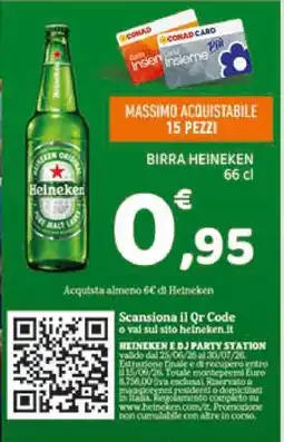 Conad BIRRA HEINEKEN offerta