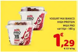 Conad YOGURT MIX BIANCO HIGH PROTEIN MILK PRO offerta