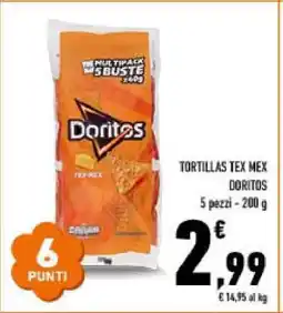 Conad TORTILLAS TEX MEX DORITOS offerta