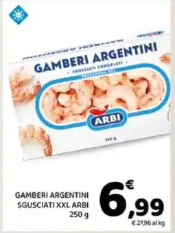 Conad GAMBERI ARGENTINI SGUSCIATI XXL ARBI offerta