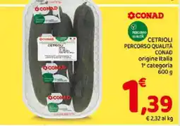 Conad Cetrioli Percorso Qualità Conad offerta