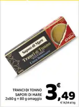 Conad TRANCI DI TONNO SAPORI DI MARE offerta