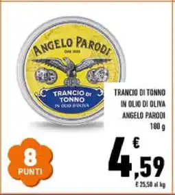 Conad Trancio di Tonno in Olio di Oliva Angelo Parodi offerta