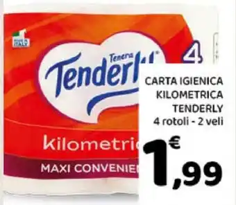 Conad Carta Igienica Kilometrica Tenderly offerta