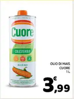 Conad Olio di mais Cuore offerta