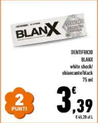 Conad Dentifricio Blanx offerta