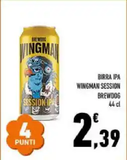 Conad BIRRA IPA WINGMAN SESSION BREWDOG offerta
