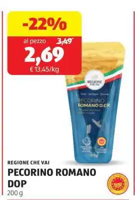 ALDI Pecorino Romano DOP offerta