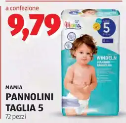 ALDI MAMIA PANNOLINI TAGLIA 5 offerta