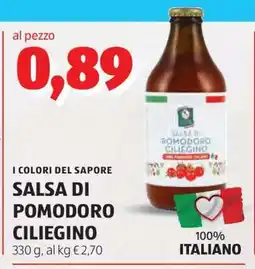 ALDI Salsa di pomodoro ciliegino offerta