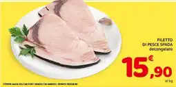 Conad Filetto di Pesce Spada offerta