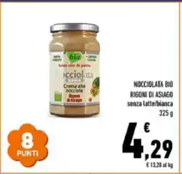 Conad Nocciolata Bio Rigoni di Asiago offerta