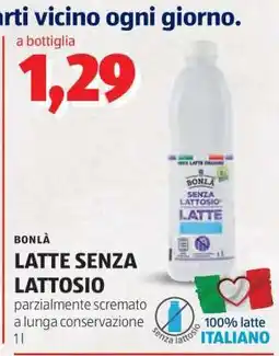 ALDI BONLÀ LATTE SENZA LATTOSIO offerta
