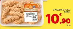 Conad STRACCETTI DI POLLO PANATI offerta