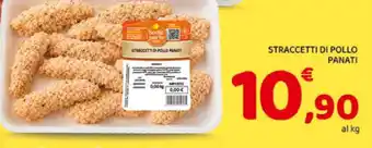 Conad STRACCETTI DI POLLO PANATI offerta