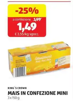 ALDI KING'S CROWN offerta