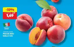 ALDI PESCHE NOCI GIALLE 1 KG offerta