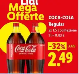 Lidl Coca Cola Regular offerta