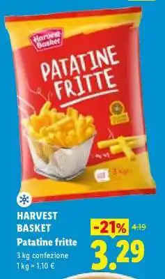 Lidl Harvest Basket Patatine fritte offerta