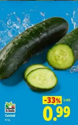 Lidl Cetrioli offerta