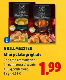 Lidl Grillmeister Mini patate grigliate offerta