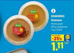 Lidl Vemondo Hummus offerta
