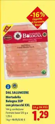 Lidl Mortadella Bologna IGP con pistacchi XXL offerta