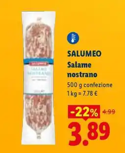 Lidl Salumeo Salame Nostrano offerta