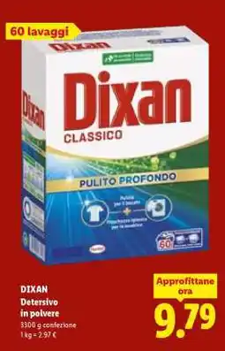Lidl DIXAN DETERSIVO IN POLVERE offerta