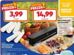 ALDI AMBIANO MACCHINA PER SOTTOVUOTO offerta