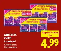 Lidl LINES SETA ULTRA offerta