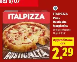 Lidl Italpizza Pizza Rusticalta Margherita offerta