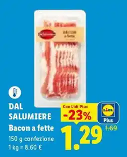 Lidl Bacon a Fette offerta
