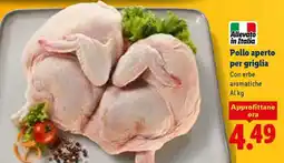 Lidl Pollo Aperto Per Griglia offerta