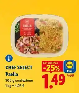 Lidl CHEF SELECT Paella offerta