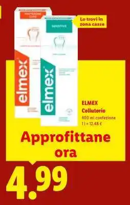 Lidl ELMEX Collutorio offerta