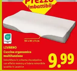 Lidl LIVARNO Cuscino ergonomico multifunzione offerta