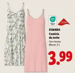 Lidl ESMARA Camicia da notte offerta