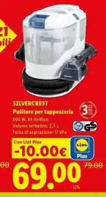 Lidl SILVERCREST Pulitore per tappezzeria offerta
