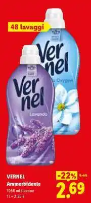 Lidl VERNEL Ammorbidente offerta