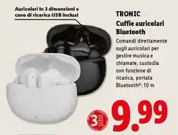 Lidl TRONIC Cuffie auricolari Bluetooth offerta
