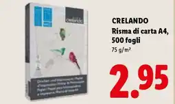 Lidl CRELANDO Risma di carta A4, 500 fogli offerta
