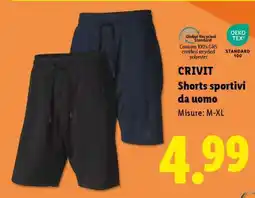 Lidl CRIVIT Shorts sportivi da uomo offerta