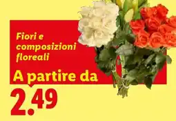 Lidl Fiori e composizioni floreali offerta