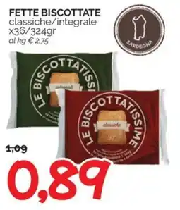 Hardis Fette biscottate classiche/integrale offerta