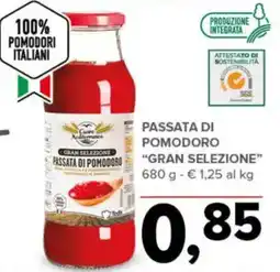 Todis Passata di pomodoro gran selezione offerta