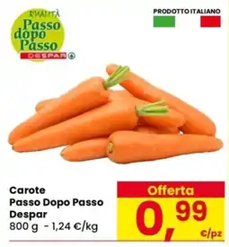 Despar Carote passo dopo passo Despar offerta