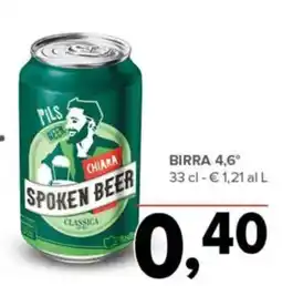 Todis Spoken beer birra 4.6° offerta
