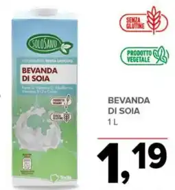 Todis Solosano bevanda di soia offerta